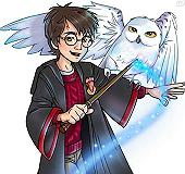 Harry Potter e sua coruja